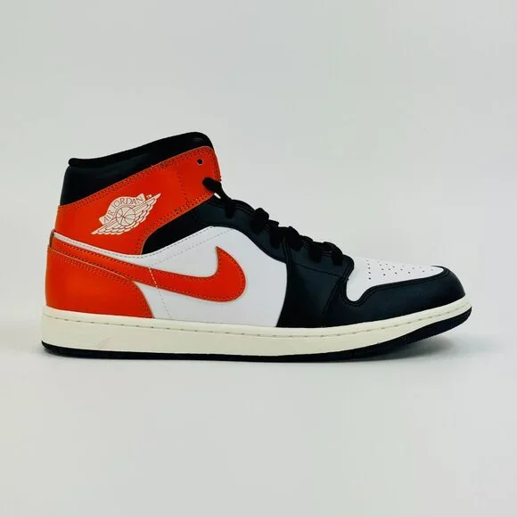 Air Jordan 1 Mid 'Black Toe Starfish' DQ8426-801 size 11.5 - Picture 1 of 8